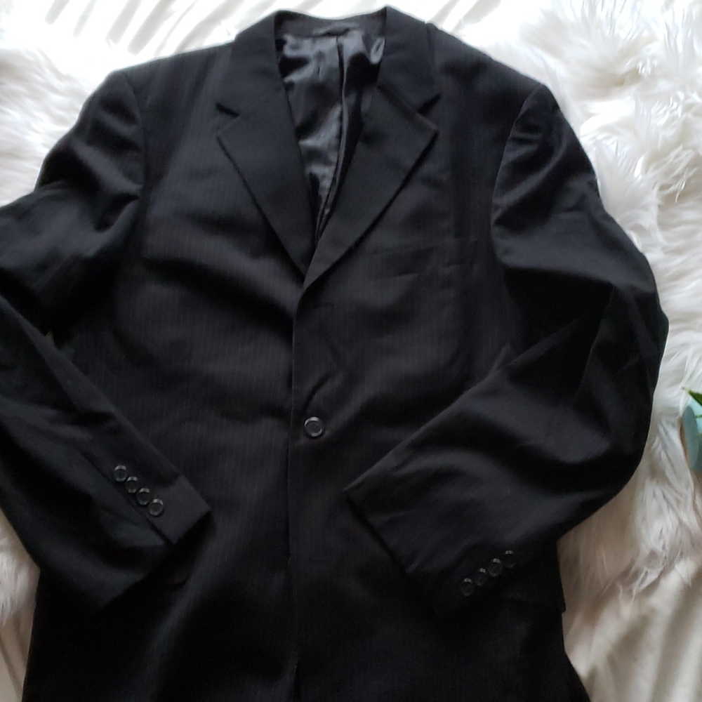 G2000 Striped Black Blazer